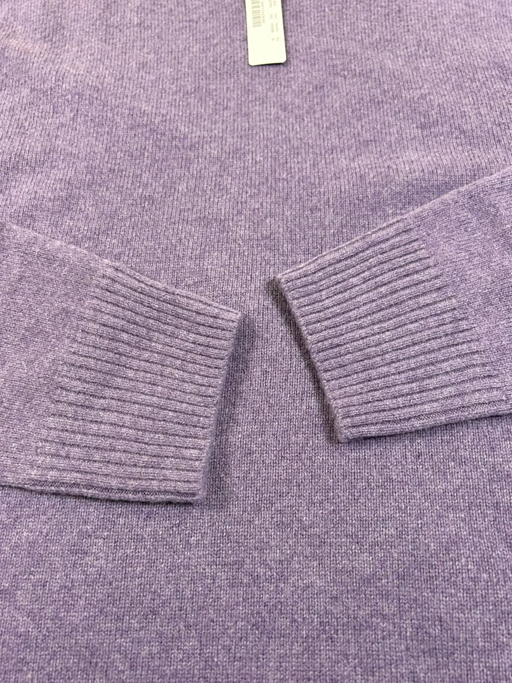 J.CREW NEW Rugged Merino Wool Blend Crewneck Sweater Heather Lilac Men’s XL NWT